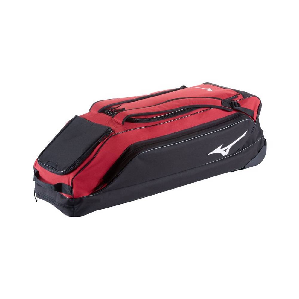 Panske Batoh Mizuno Classic Wheel G2 Baseball Červené/Námornícka Modrá Vypredaj WTBN94258